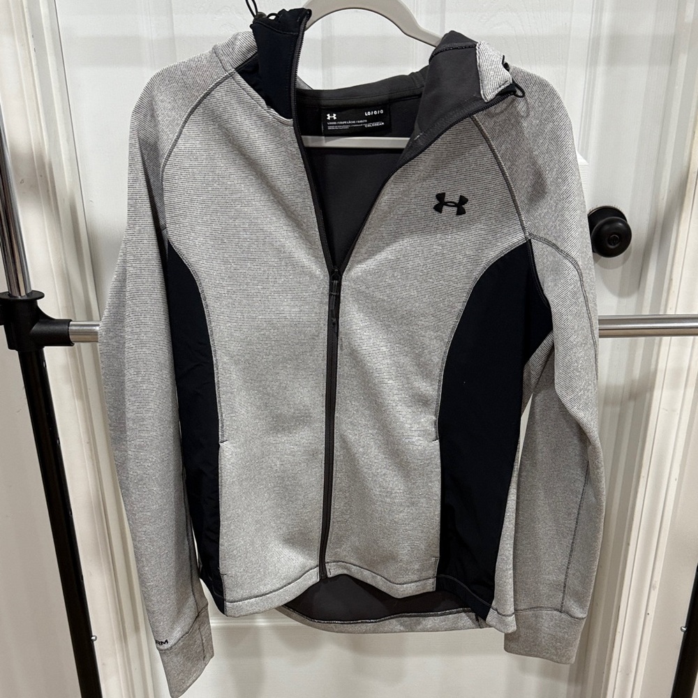Under Armour Black and Gray Athletic Jacket